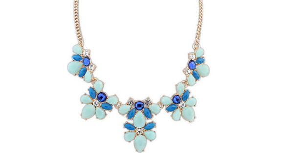 Flower Necklace on Amazon