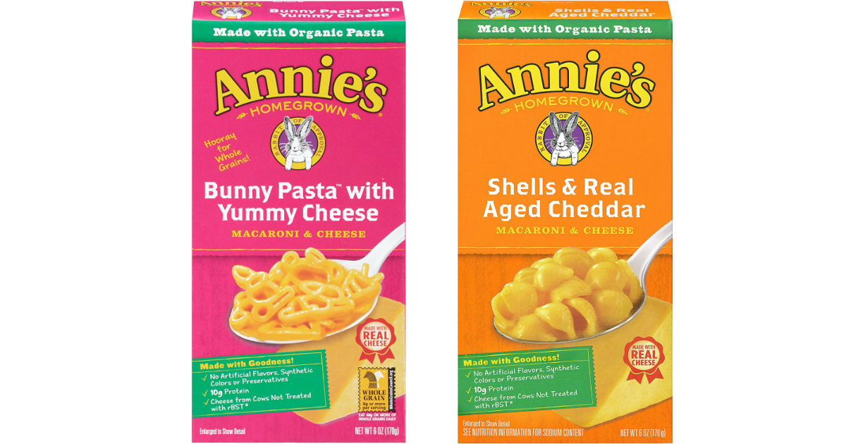 Annie's Macaroni on Amazon