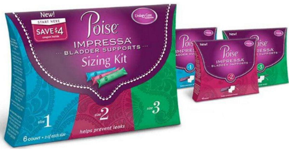 Free Poise Impressa Sizing Kit Free Samples