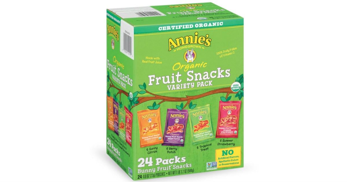 Annie's Fruit Snacks on Amazon