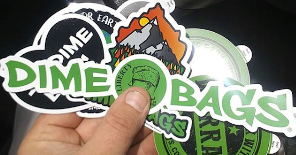 FREE Dime Bags Stickers