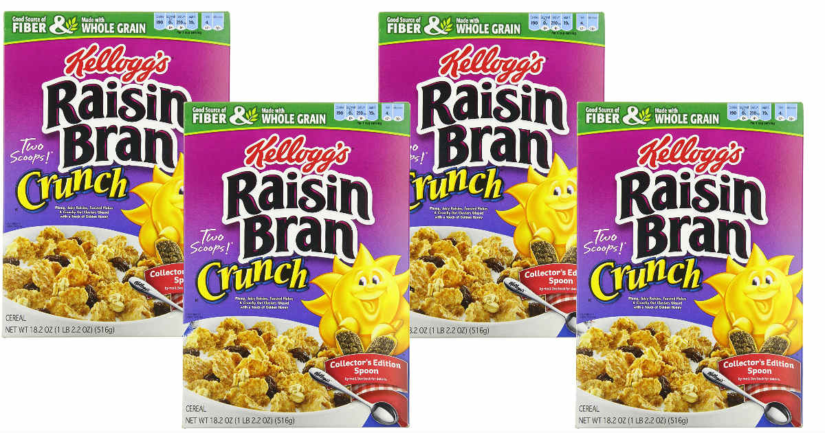Raisin Bran Crunch Cereal on Amazon