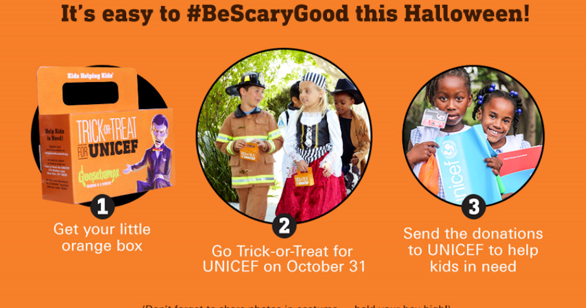 FREE Trick-or-Treat for UNICEF...
