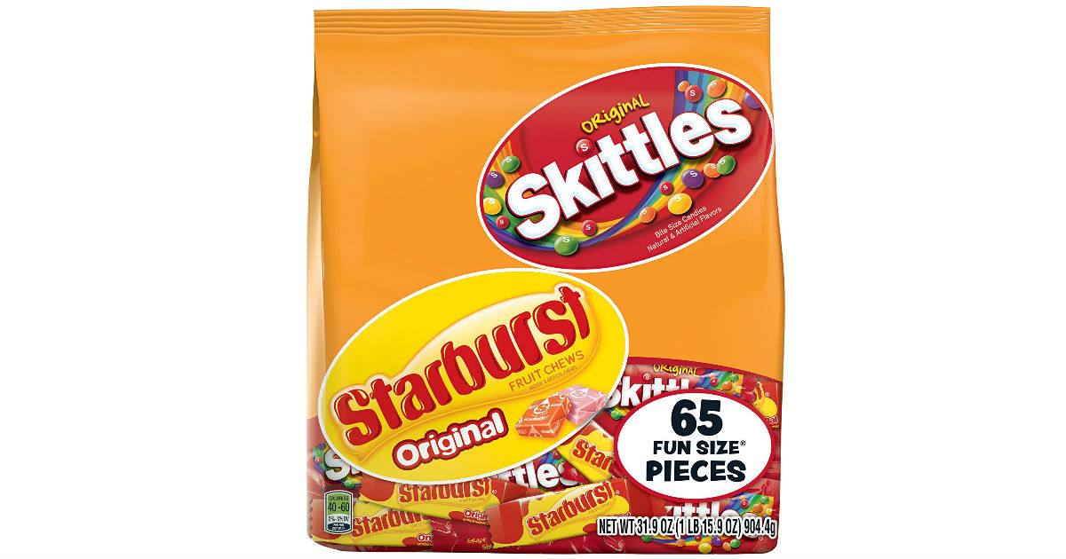 starburst skittles Halloween candy deal