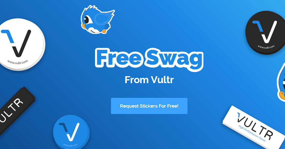 FREE Vultr Stickers
