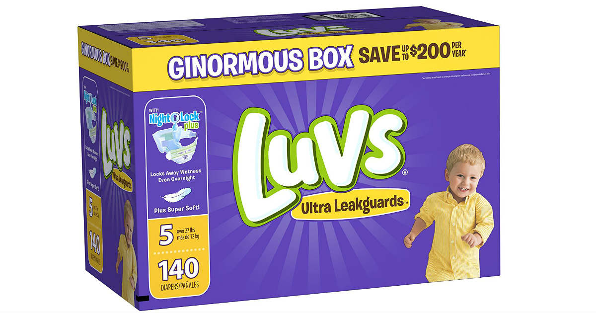 Luvs Ultra Leakguards Diapers BIG BOX on Sale for 17.48 Shipped