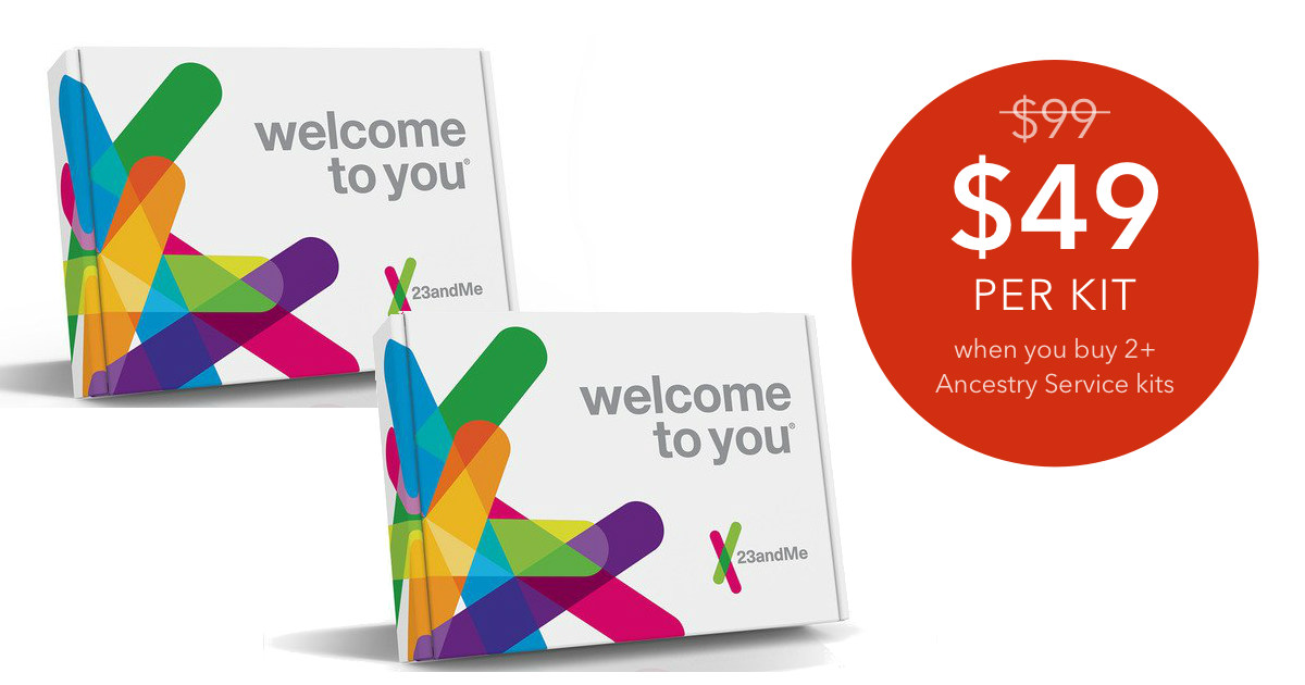 Save 50 off 23andMe Ancestry DNA Service Kit, HOT Daily Deals & Coupons