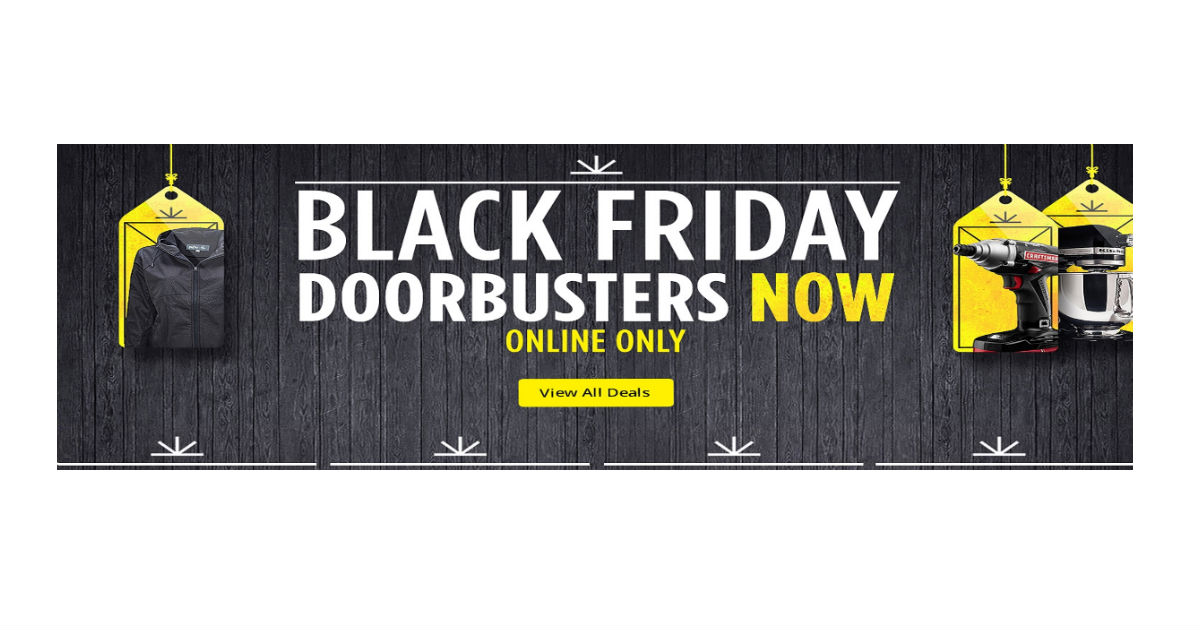Sears' Online Black Friday Deals Are Here Daily Deals & Coupons