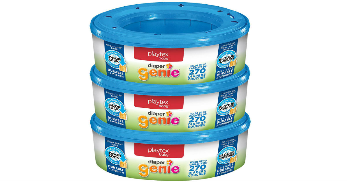 Playtex Diaper Genie Refills 270-ct 3-Pack ONLY $9.28 Shipped