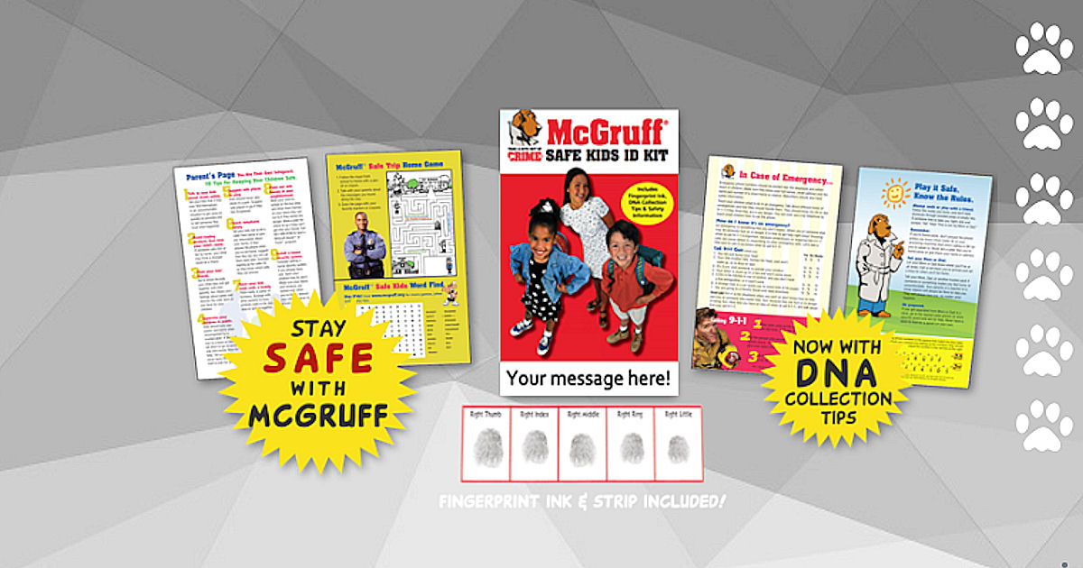 FREE McGruff Safe Kids ID Kit