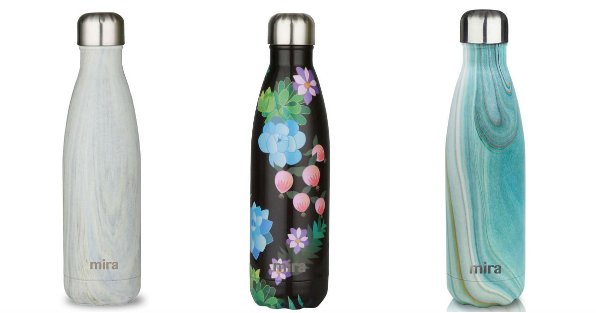 mira stainless steel water bottle