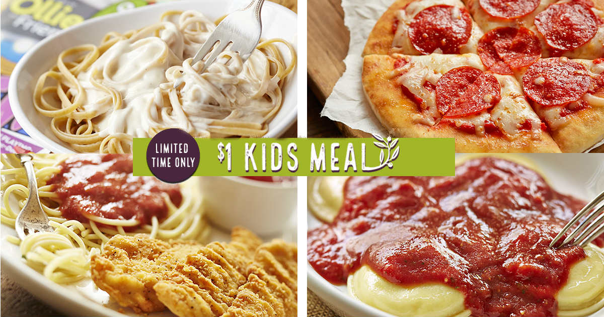 Olive Garden $1 Kids Meal