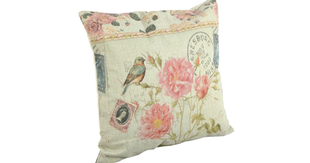 Pink Flower Blossom Bird Pillow Cover 1.80 + Free Shipping Daily