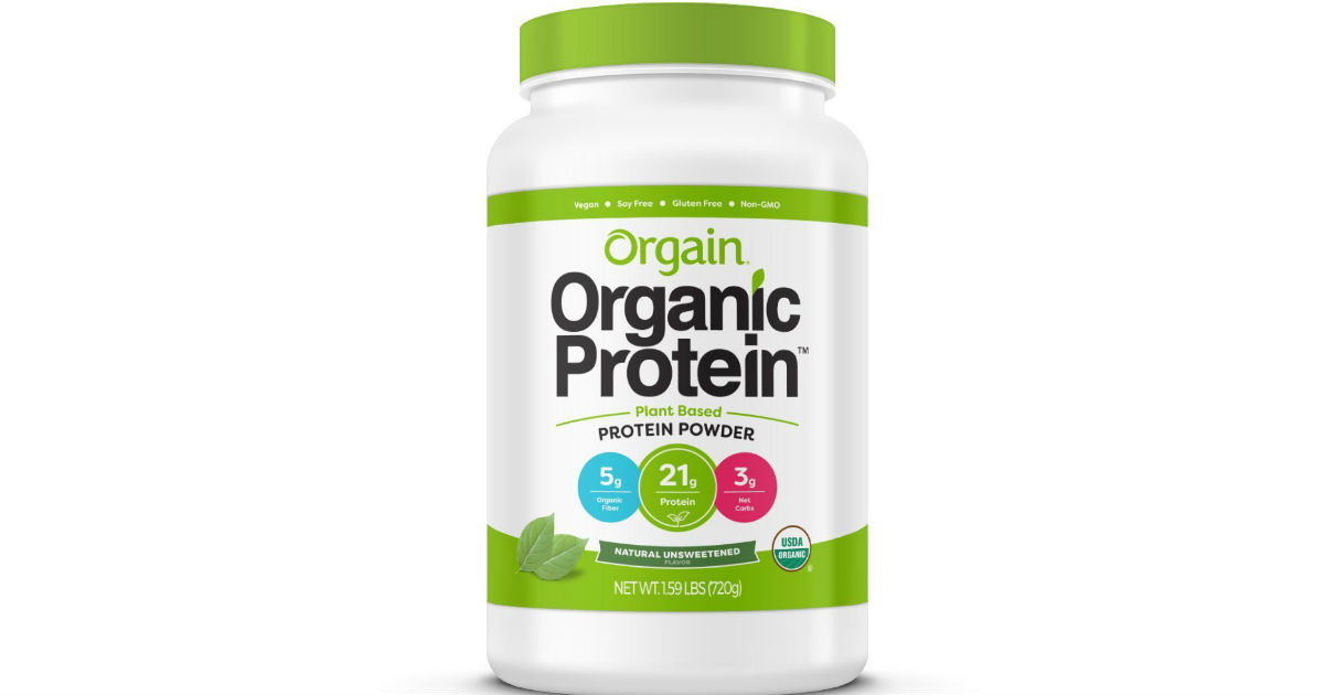 Orgain Organic Plant Based Protein Powder on Sale $18.81 Shipped