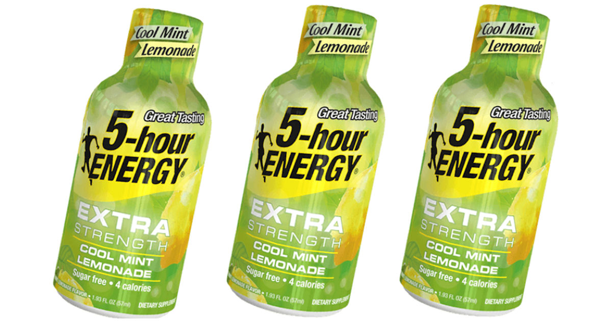 Free 5hour Energy Shot Extra Strength Cool Mint Lemonade Free
