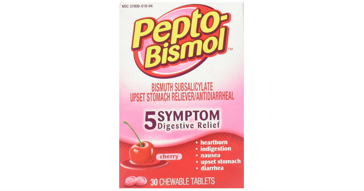 Pepto-Bismol 30ct Tablets on Amazon for $2.85 (Reg. $5.40)