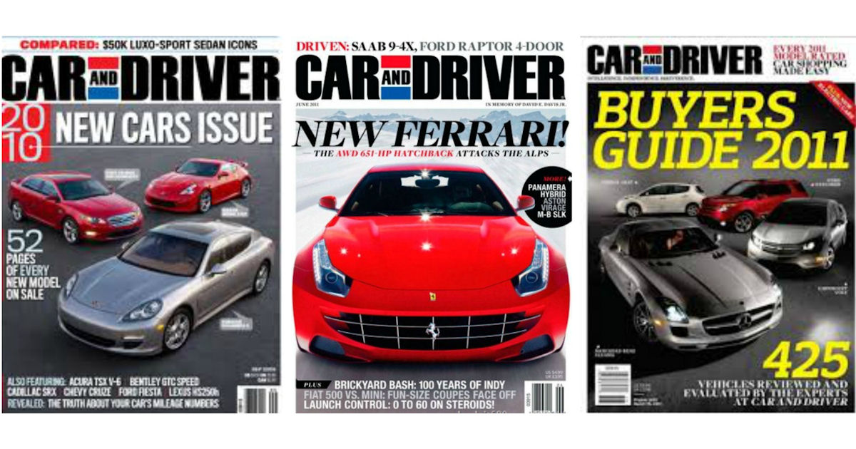 FREE Subscription to Car and D...