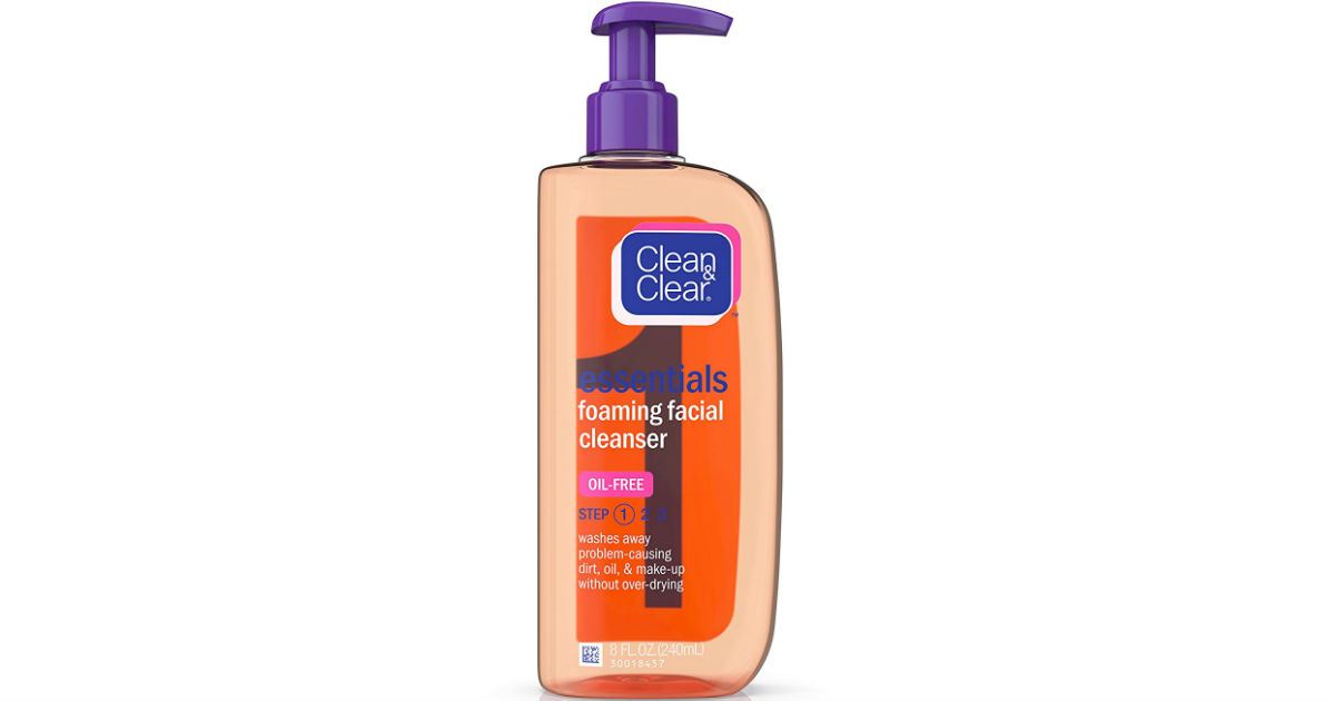 Clean & Clear Foaming Cleanser $1.57 with Ibotta Rebate at Walmart