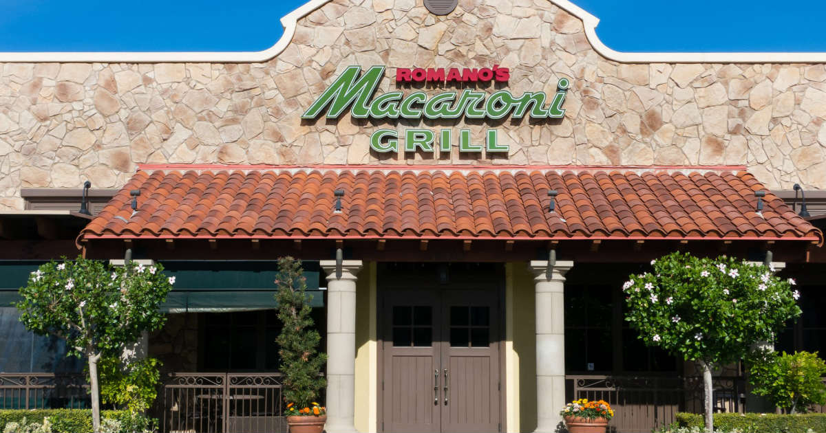 $20 Off Romano's Macaroni Grill Coupon