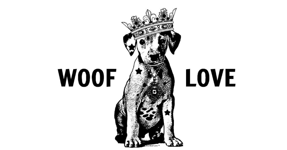 FREE Woof Love Sticker