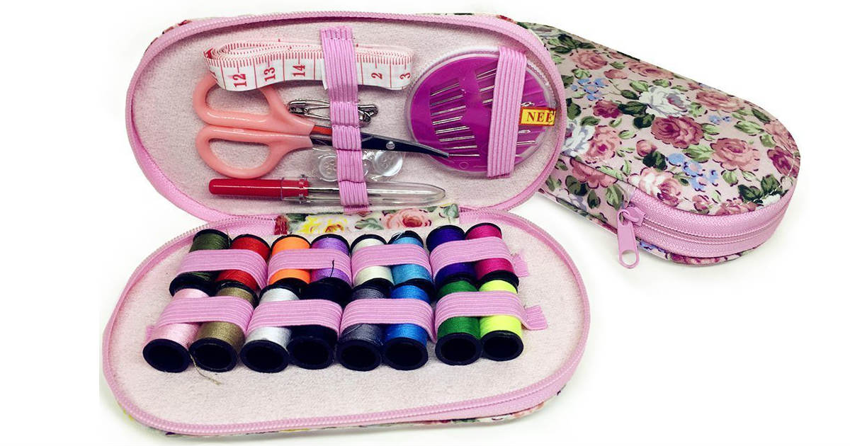 Sewing Kit 58ct Complete Set on Sale for $4.71 on Amazon