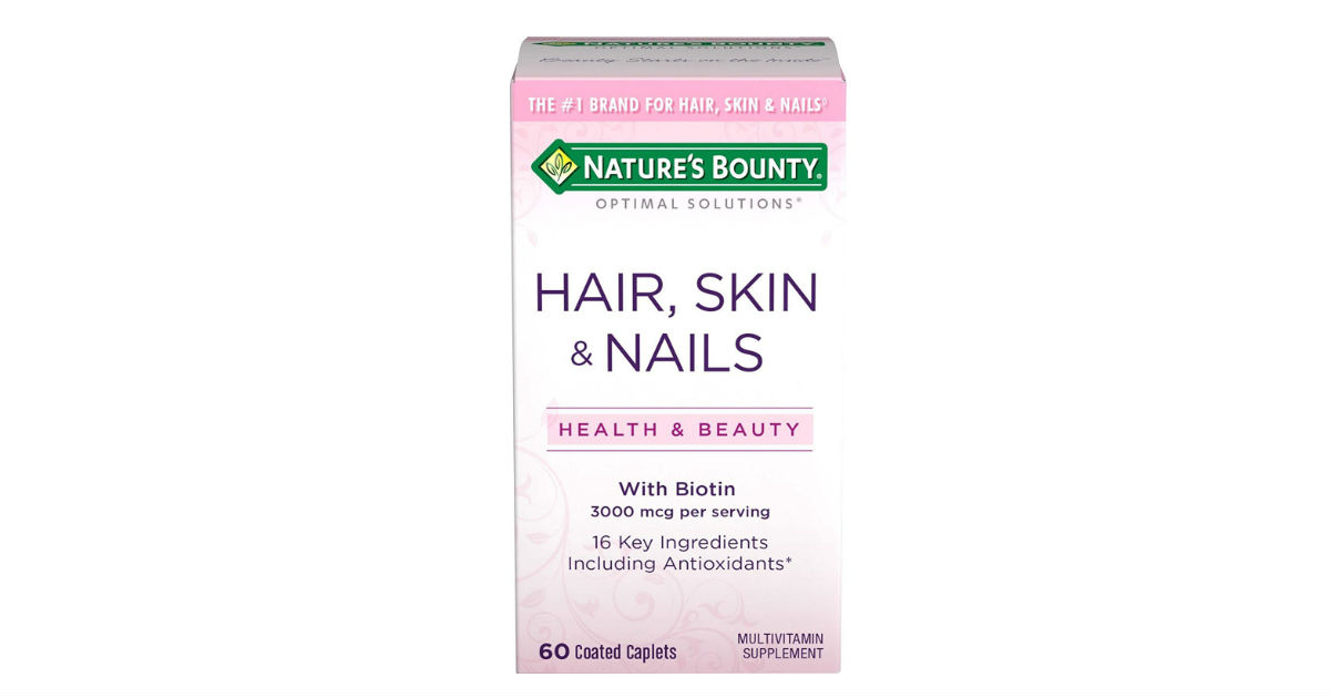 Nature's Bounty Hair, Skin & Nails 60ct on Sale for $4.90