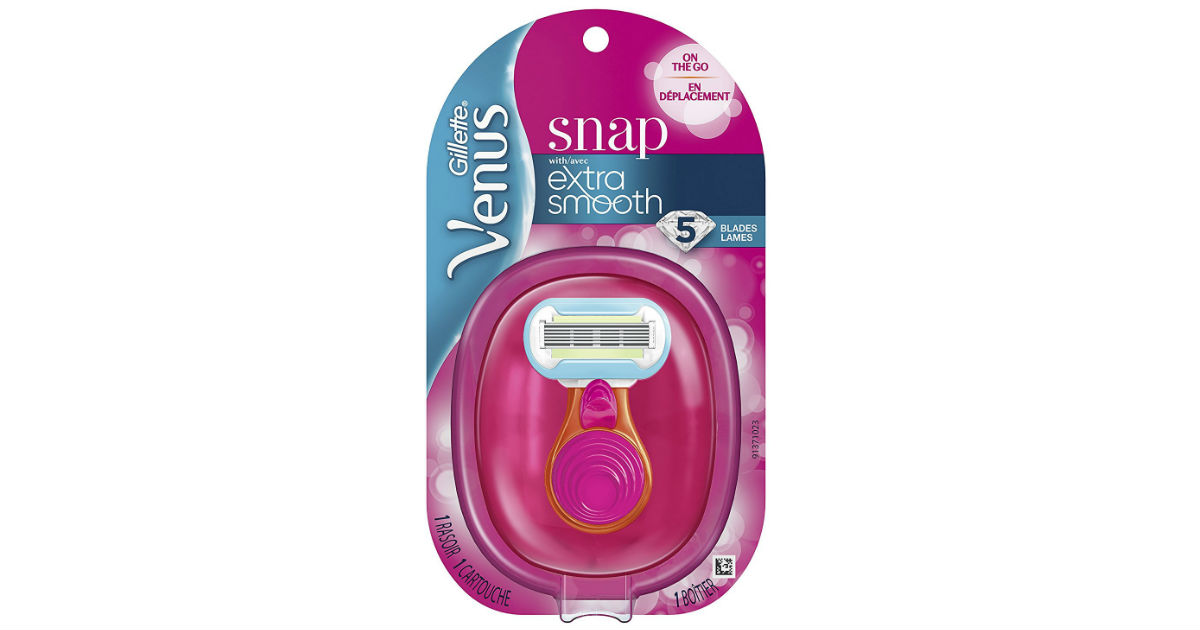 Gillette Venus Snap Razor and Refill $2.89 on Amazon (Reg. $12)