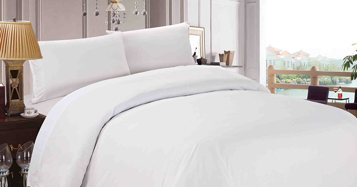 Luxury Duvet Cover & Sham 3 Piece Set on Sale $16.97 on Amazon