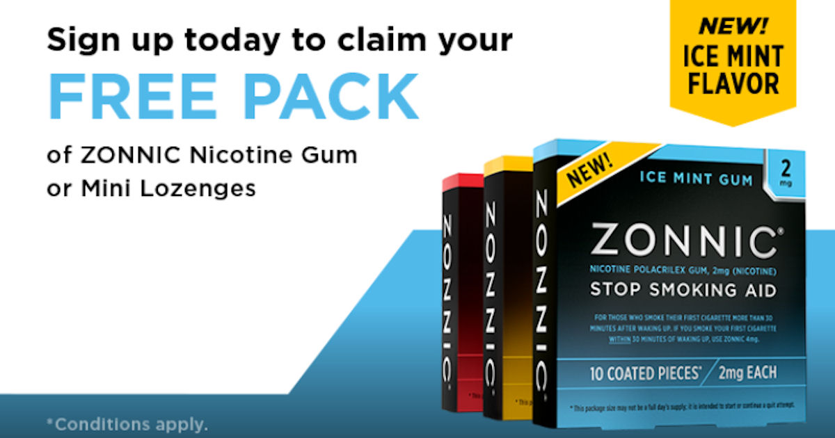 FREE Pack of Zonnic Stop-Smoki...