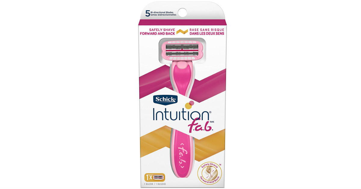 Schick Intuition f.a.b. Razor & Refill ONLY $4.99 (Reg $14.99)