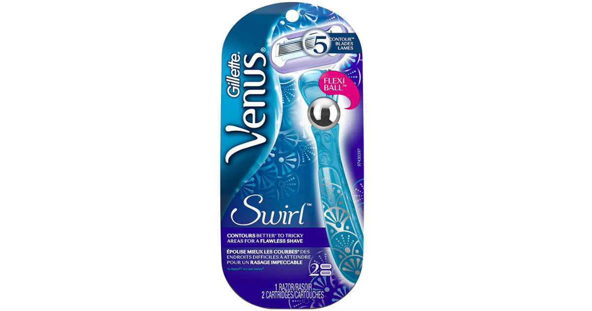 Gillette Venus Women's Swirl Flexiball Razor $5 (Reg 13.99)