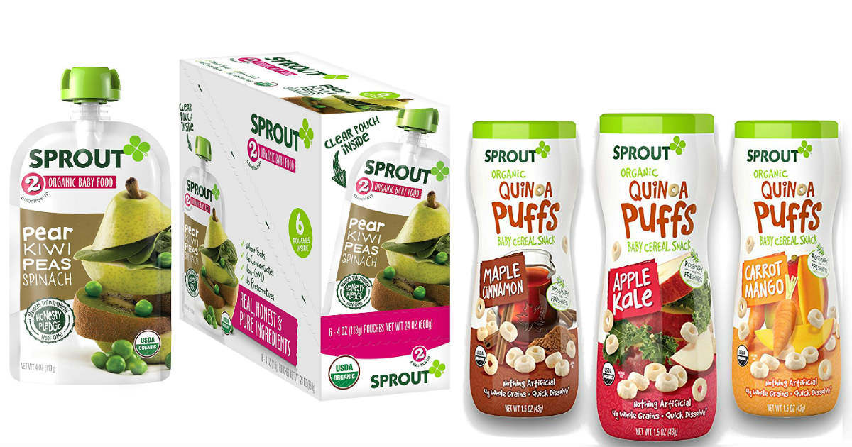 Sprout Ogranic Baby Food 35% Off Coupon + Free Shipping