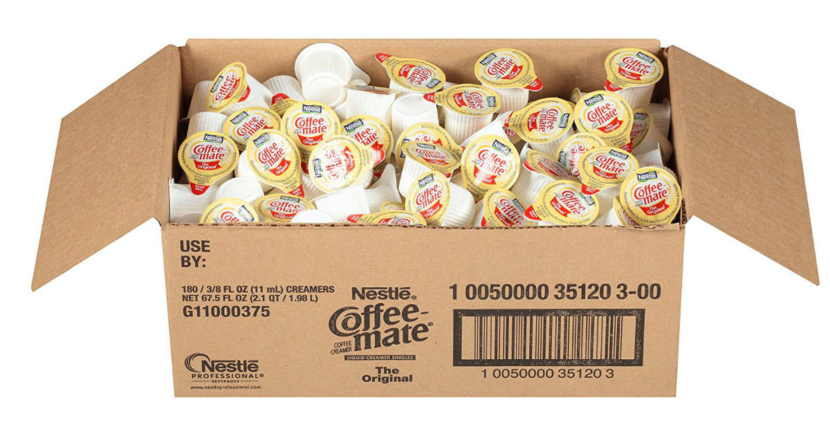 180ct Nestle Coffee-Mate Coffee Creamer ONLY $7.97 on Amazon