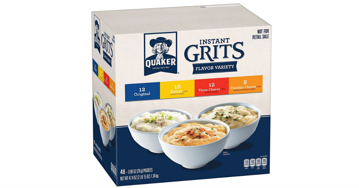 Quaker Instant Grits on Amazon