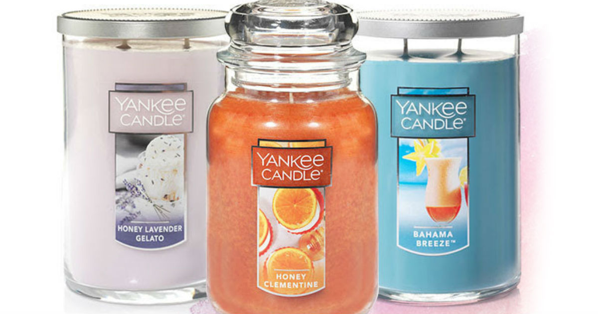 13 for Large Yankee Candles with Coupon (Reg. 28) Coupons