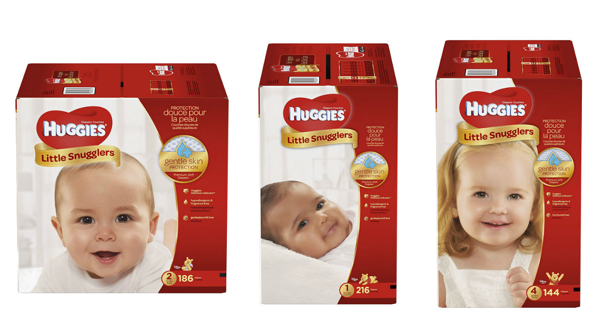 One Month Supply of Huggies Diapers as low as $24.74 Shipped