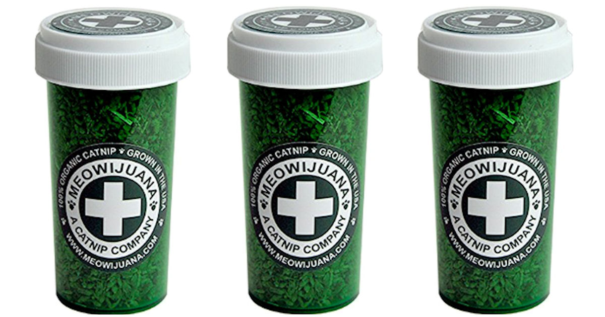 FREE Sample of Meowijuana Organic Catnip & Sticker