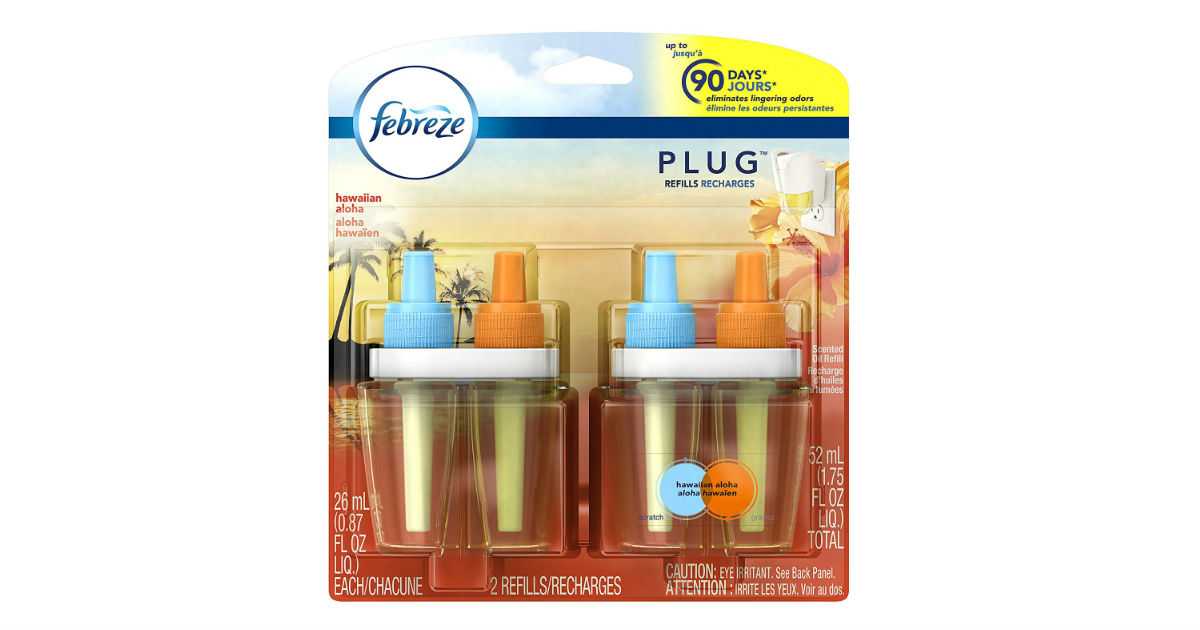 $1.85 for Febreze PLUG Air Freshener Refills 2ct on Amazon