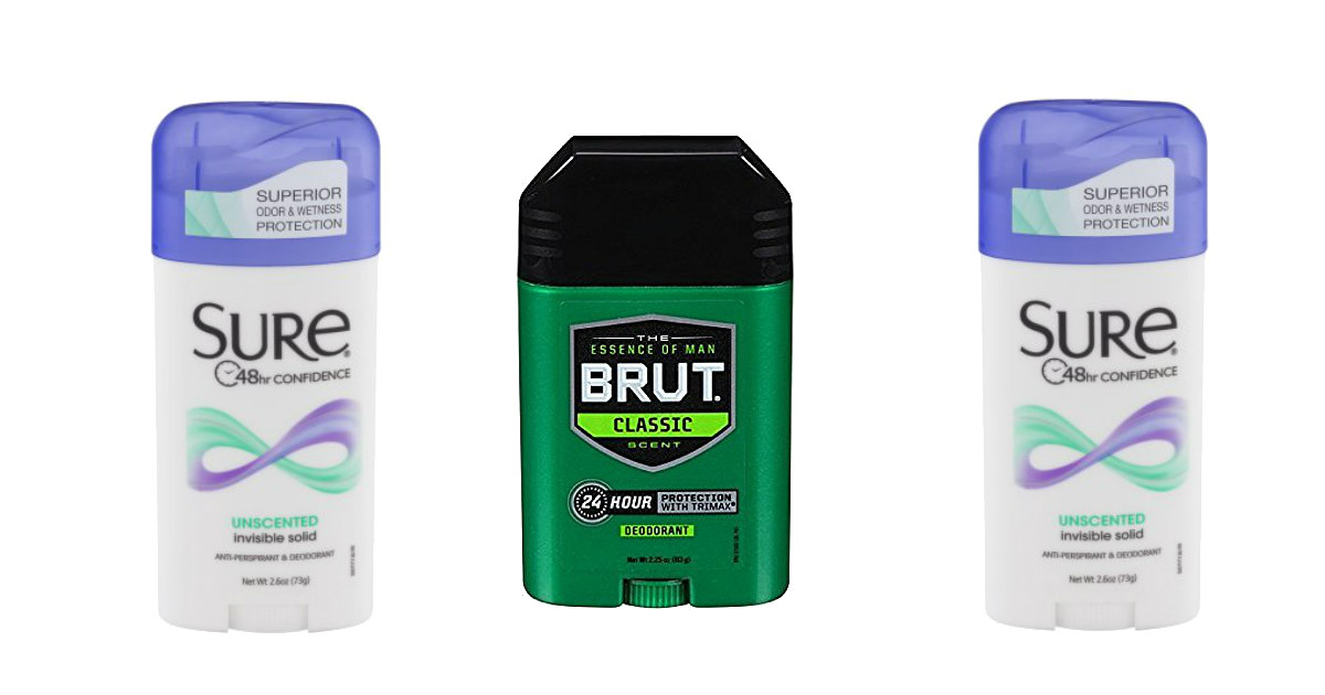 FREE Brut or Sure Deodorant After Extrabucks Rewards