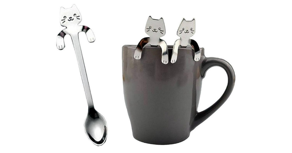 $2.94 + Free Shipping for this Adorable Cat Spoon
