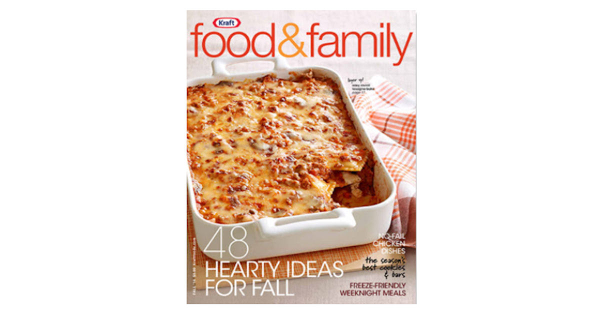 Kraft Food & Family Magazine