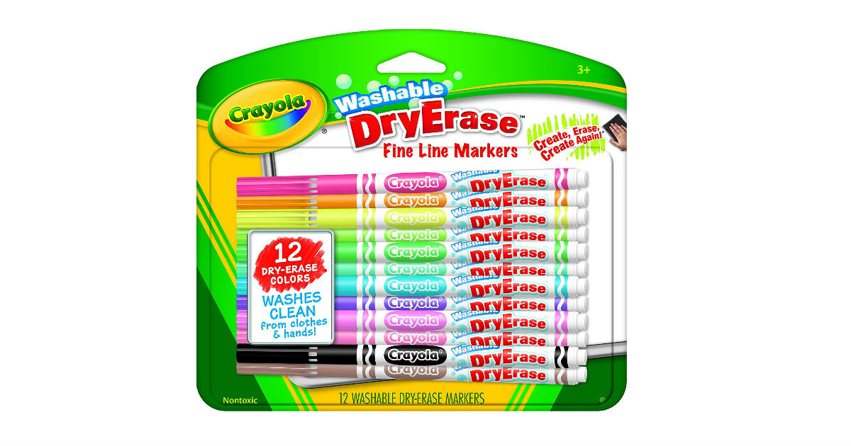 crayola washable dry erase markers