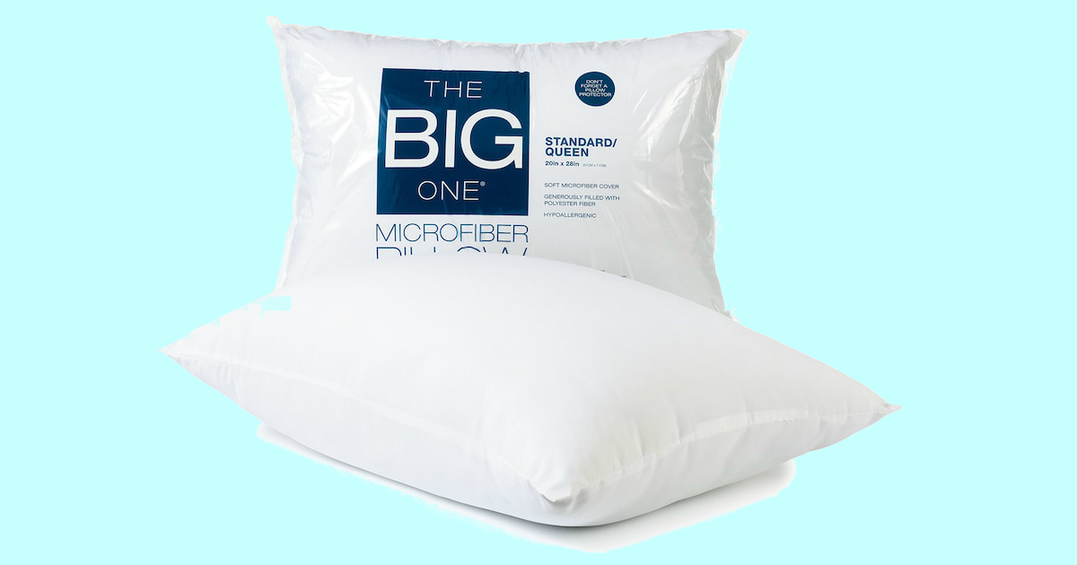 The Big One Microfiber Pillow deal at Kohls.com