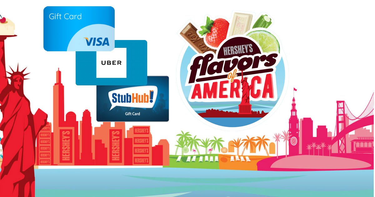 Win 1 of 2000 Instant Win Prizes- Visa, Uber, Stubhub Gift Cards