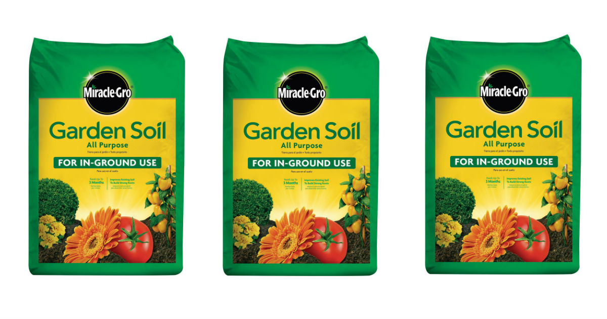 Miracle-Gro Garden Soil On Sale for $2.00 at Lowe's