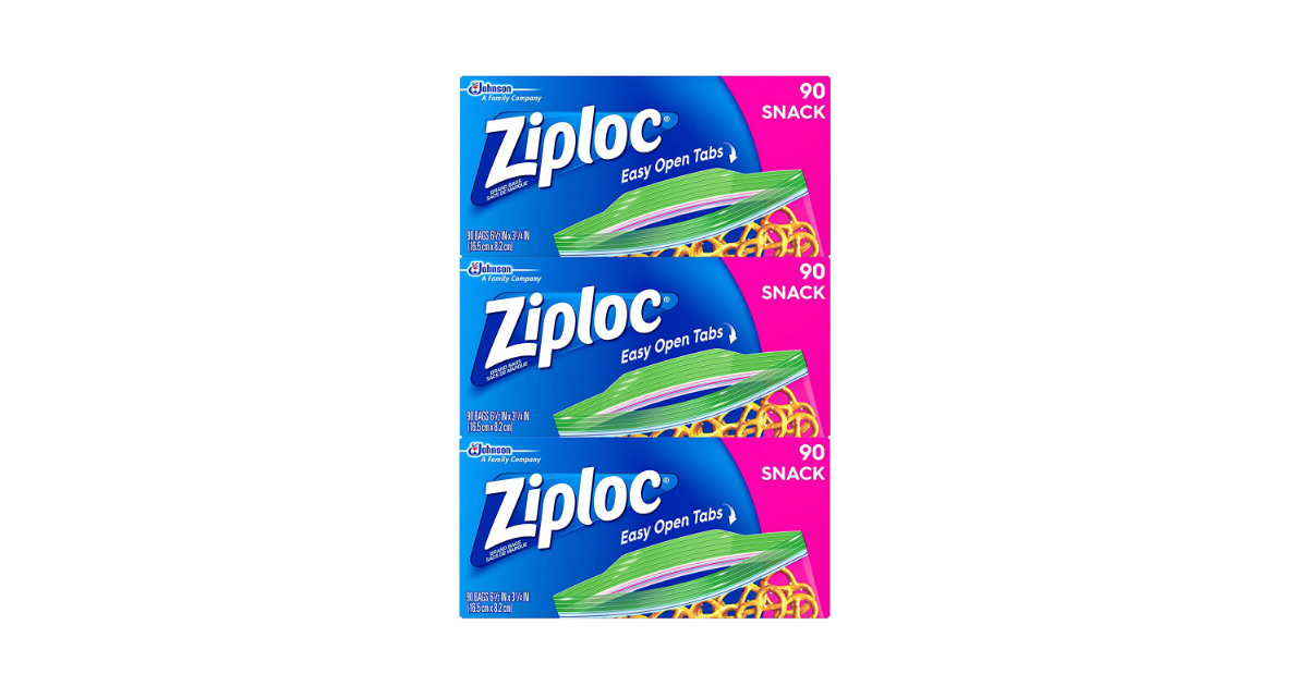 ZIploc Snack Bags deal at Amazon