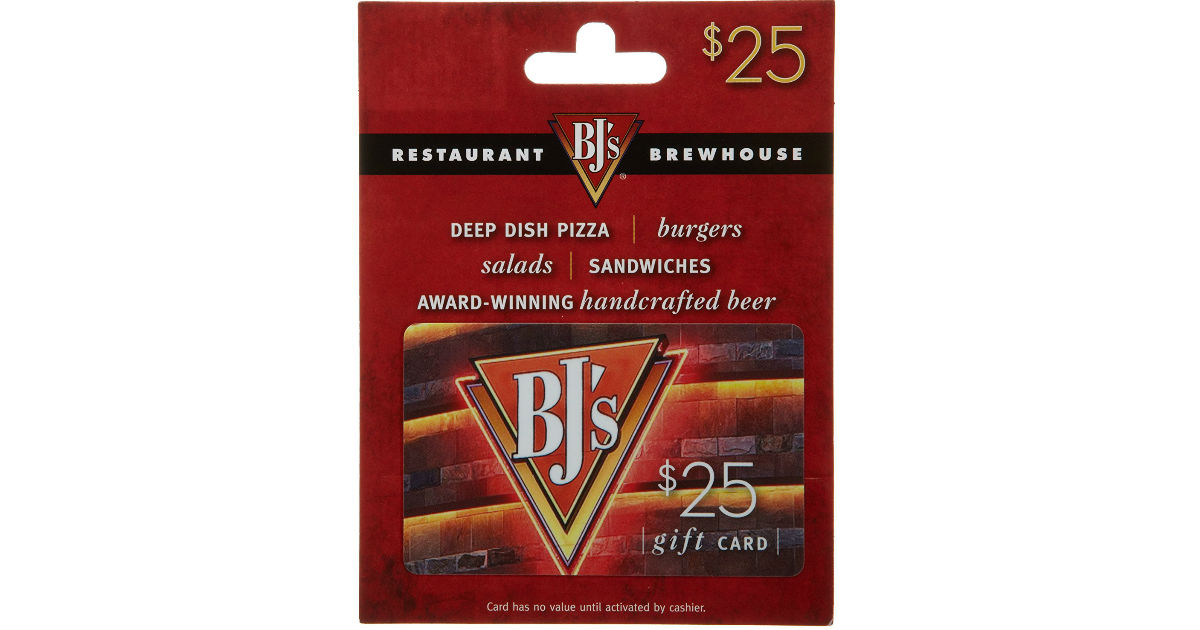 $5 Off BJ's Restaurant Gift Card - Lightning Deal - Daily Deals & Coupons