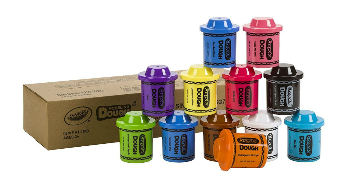 Crayola Play Dough 12 pk deal at Amazon