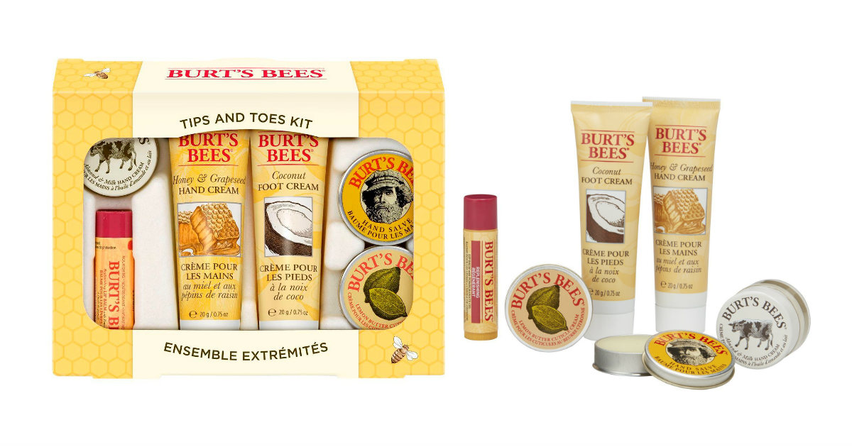 Burt's Bees Essential 5-piece gift set deal at amazon