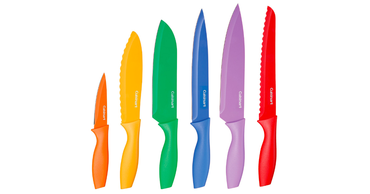 Cuisinart Advantage 12pc Colored Knives Set at JCPenney